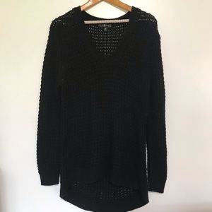 Black High Low Sweater Derek Heart